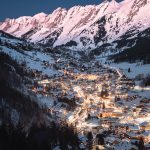 La Clusaz at night